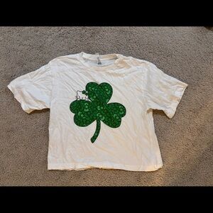Hello kitty st patty’s tee